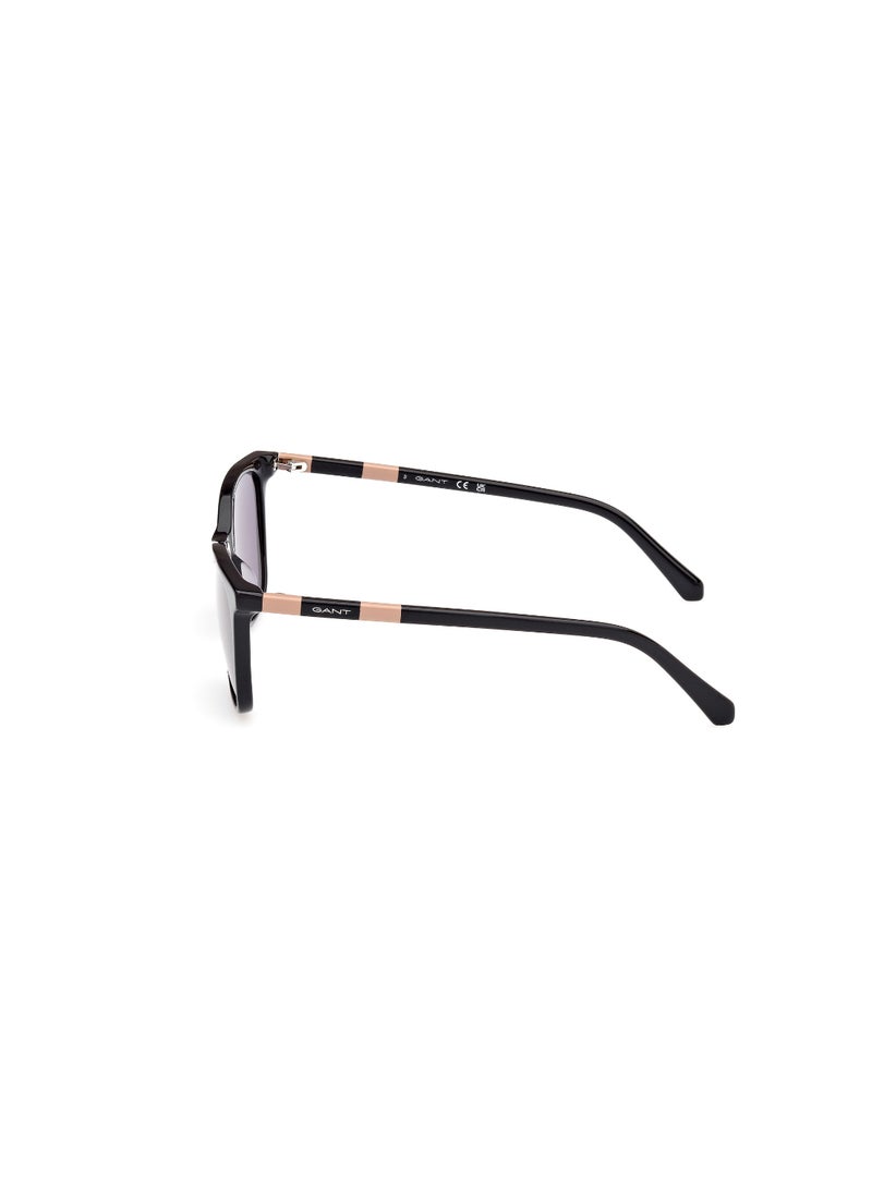 GANT FULL RIM FEMALE SQUARE BLACK ACETATE SUNGLASSES - Image 2
